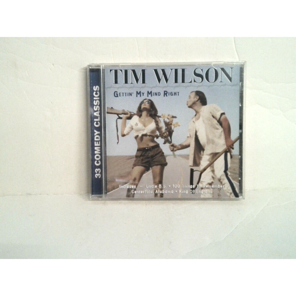Tim Wilson Gettin' My Mind Right CD 1999 Capitol Records 33 Comedy Classics